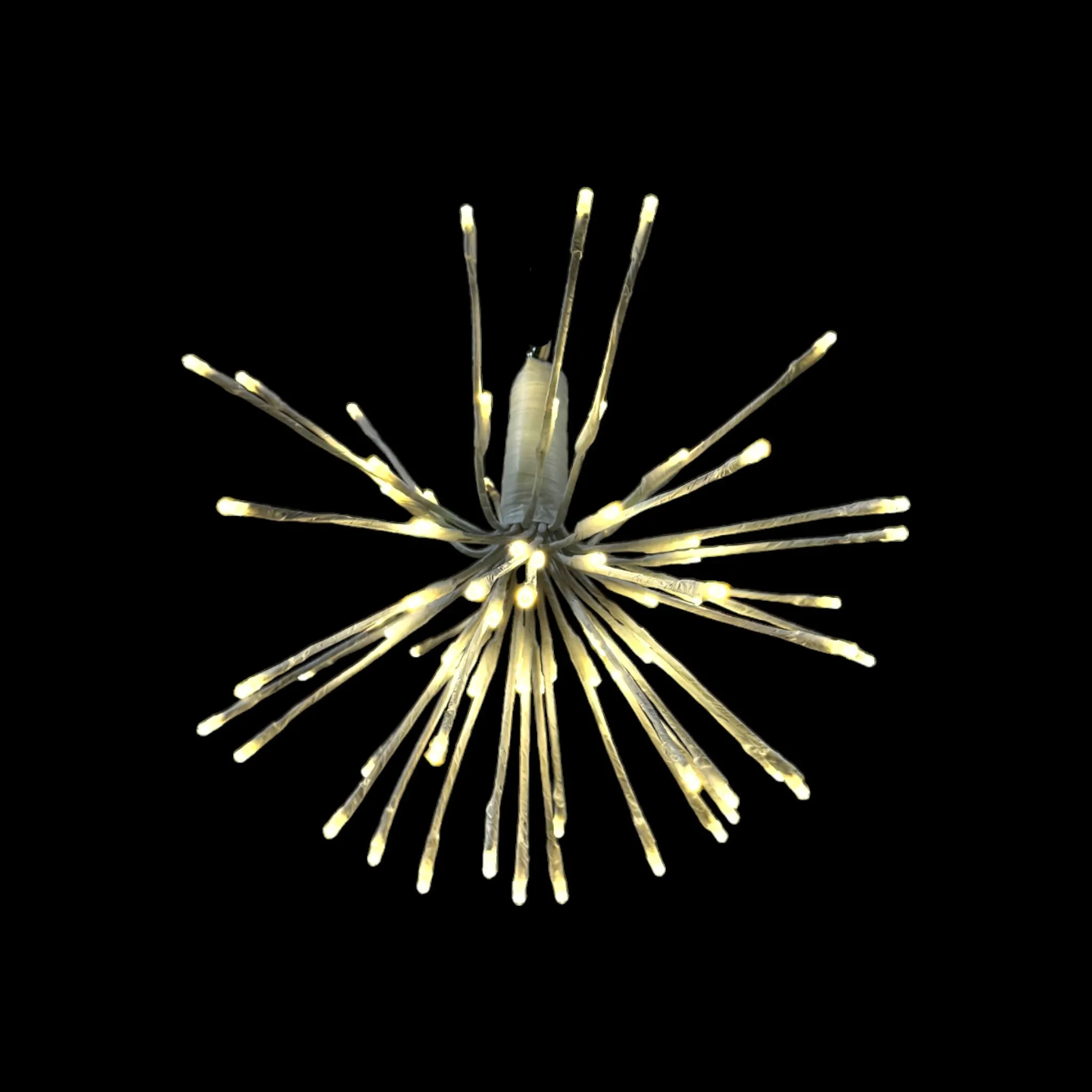 16" Spritzer 80L White Branch/Warm White LED Lights