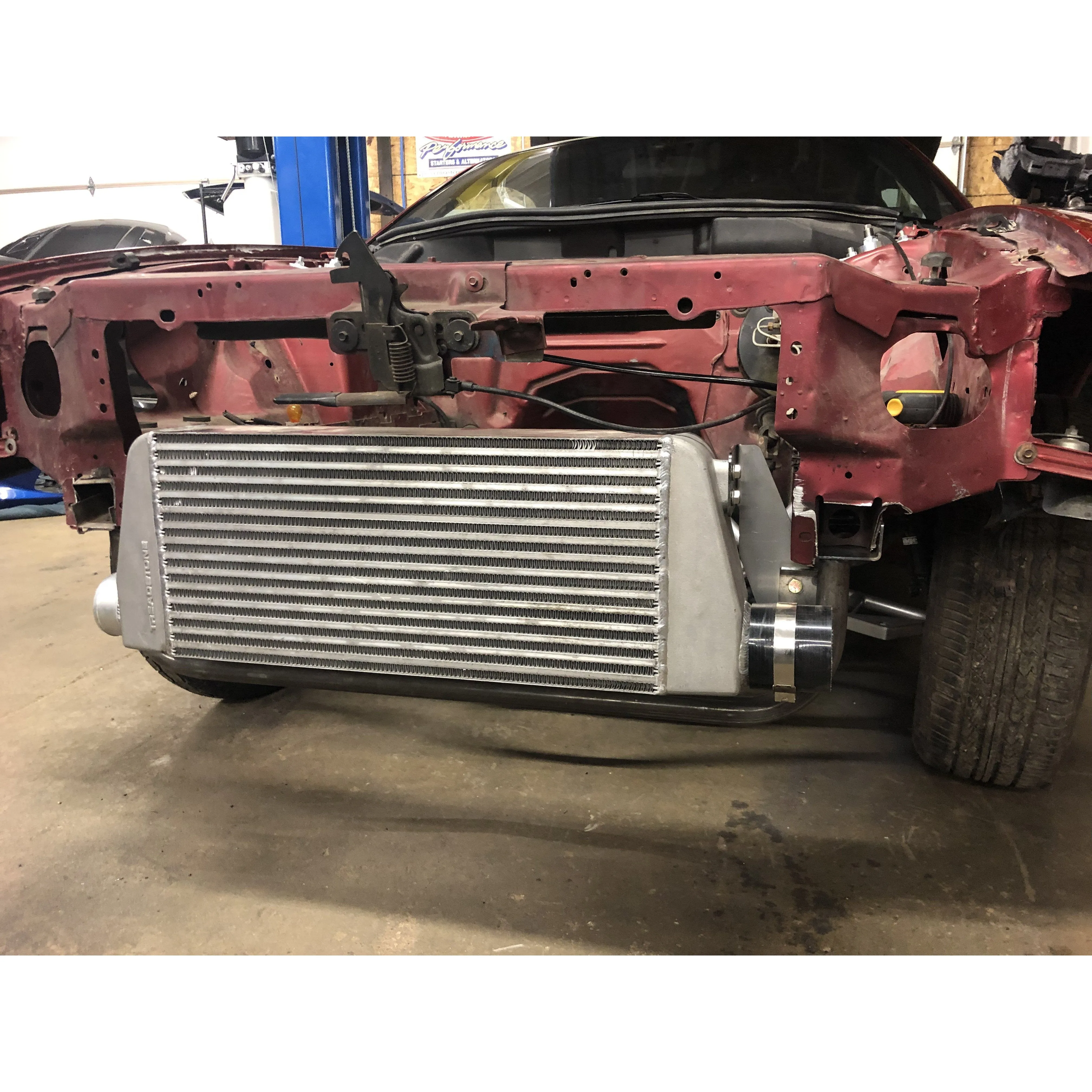 1994-04 Mustang SN95 Edge Lower Radiator Support and Intercooler Mounting System (Bolt In/Weld In)