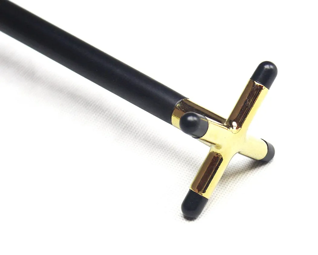 2 Pieces Brass Bridge Heads - Cross and Spider Cue Rests