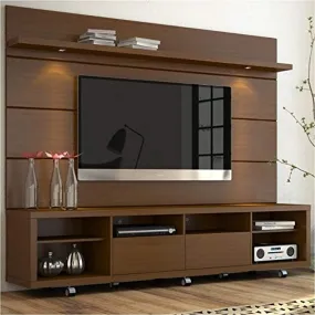2.2 Series 85" TV Stand and Panel in Brown