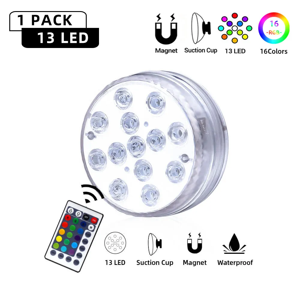 28 Key IR Remote Control Submersible LED Lights