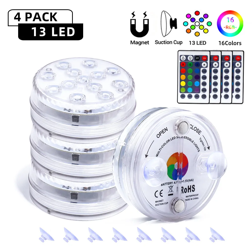 28 Key IR Remote Control Submersible LED Lights