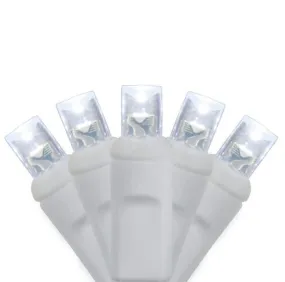 35 Pure White on White Wire 5mm - Premium - LED Craft Lights