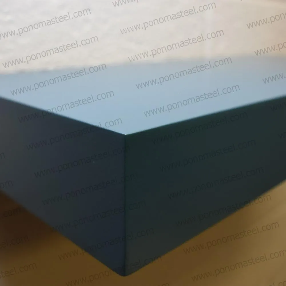 52"x8"x2.0" (cm.132x20x5.1) brushed stainless steel floating shelf