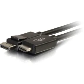 6Ft Displayport&Trade; Male To Hd Male Adapter Cable - Black (Taa Compliant)