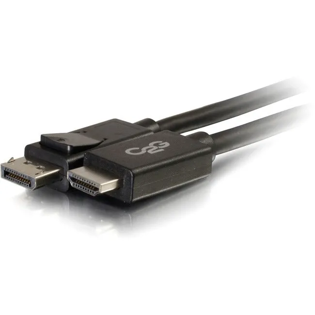 6Ft Displayport&Trade; Male To Hd Male Adapter Cable - Black (Taa Compliant)