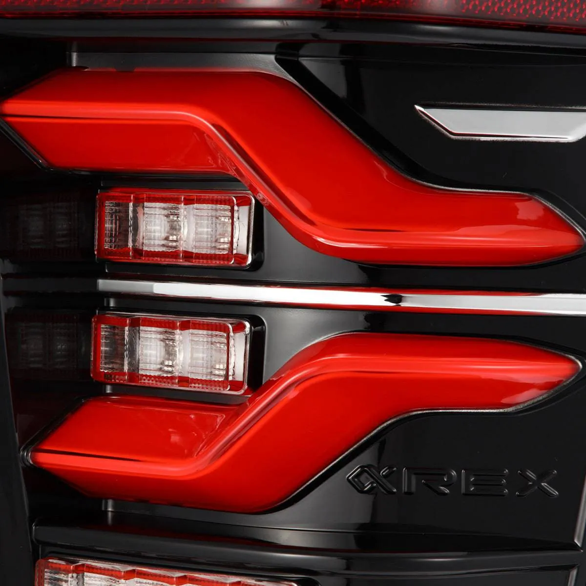 AlphaRex LUXX-Series Sequential Black-Red LED Tail Lights | 2016-2023 Toyota Tacoma (680000)