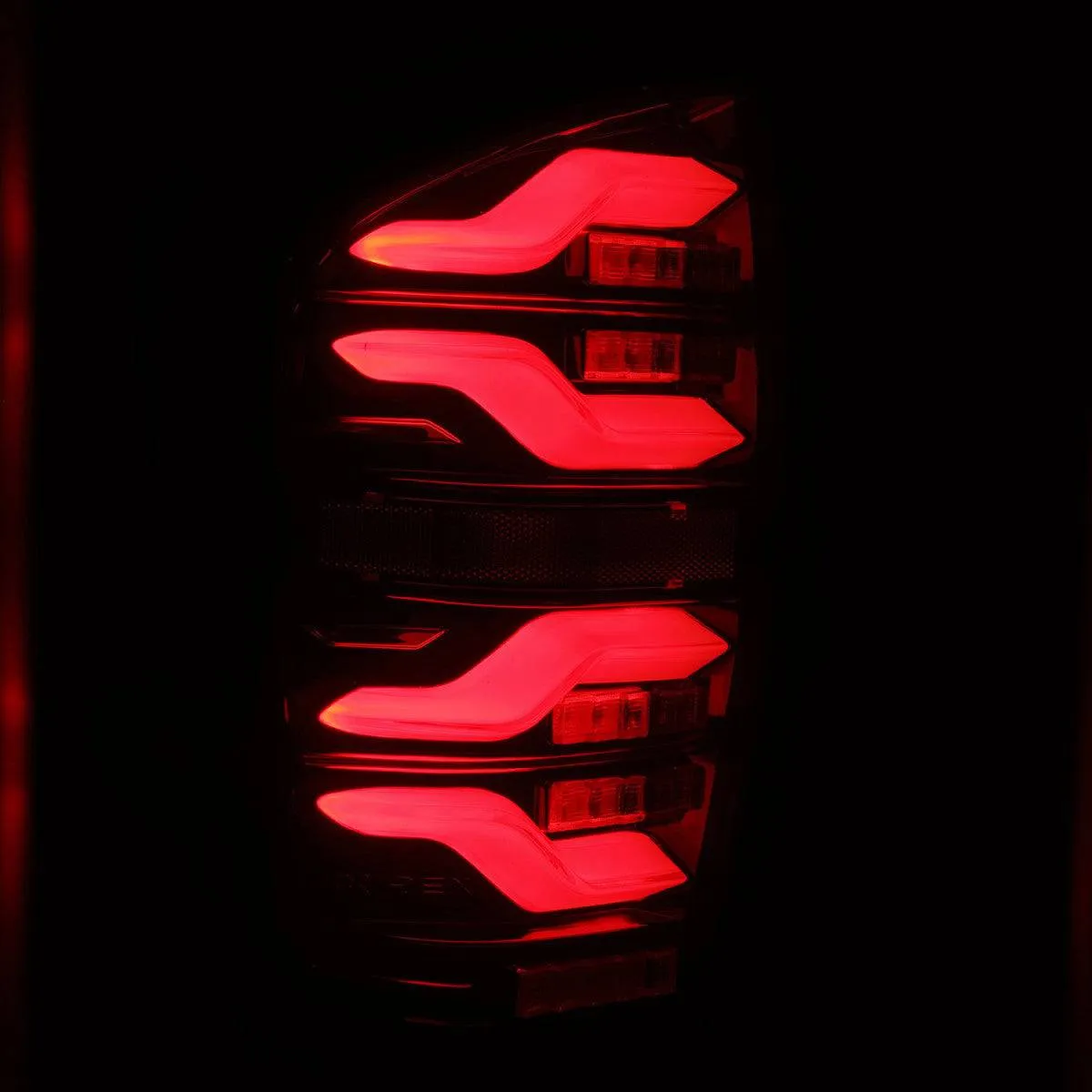 AlphaRex LUXX-Series Sequential Black-Red LED Tail Lights | 2016-2023 Toyota Tacoma (680000)