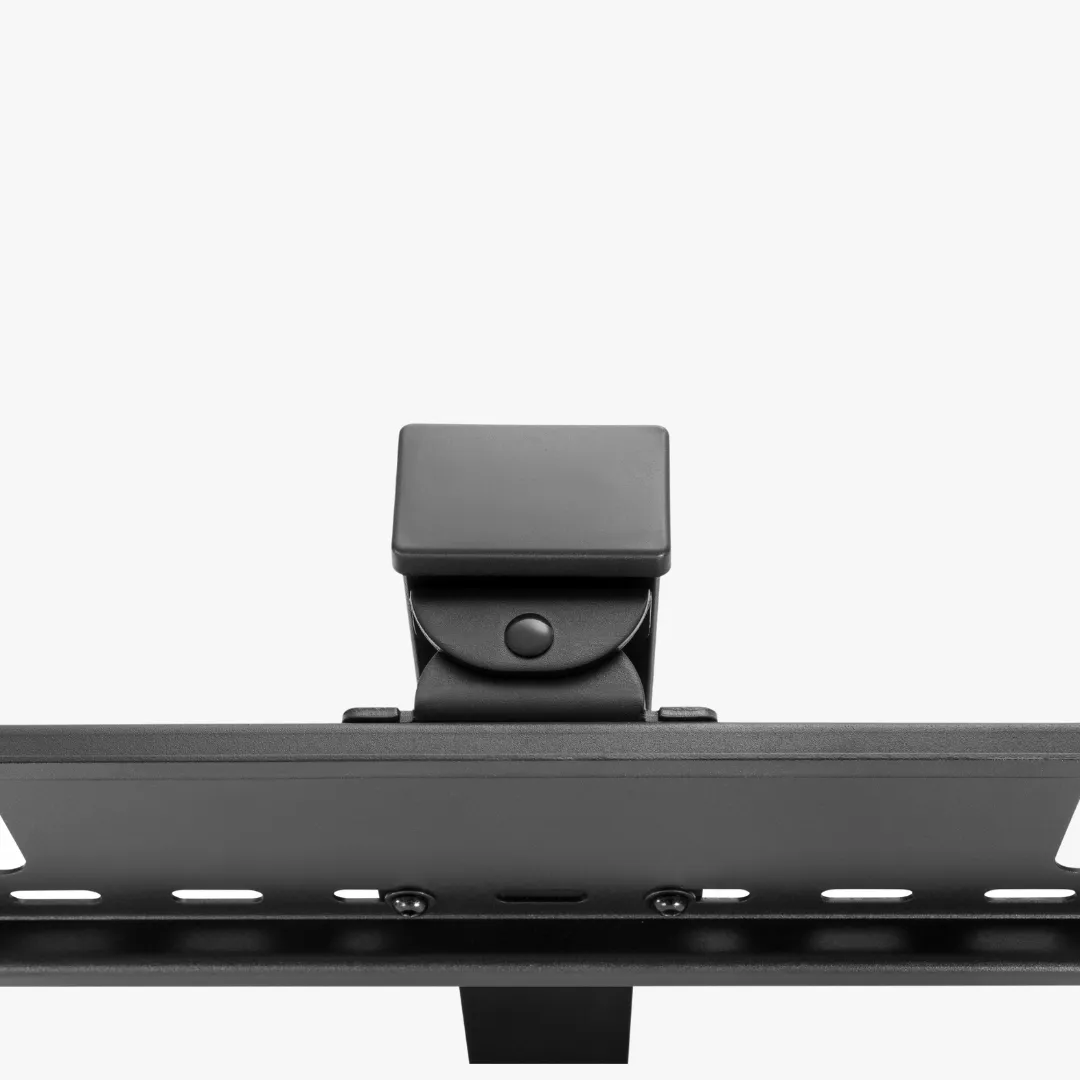Alterzone Slim 7g Compact TV Stand with Glass Base for 37"-70" TVs, Black