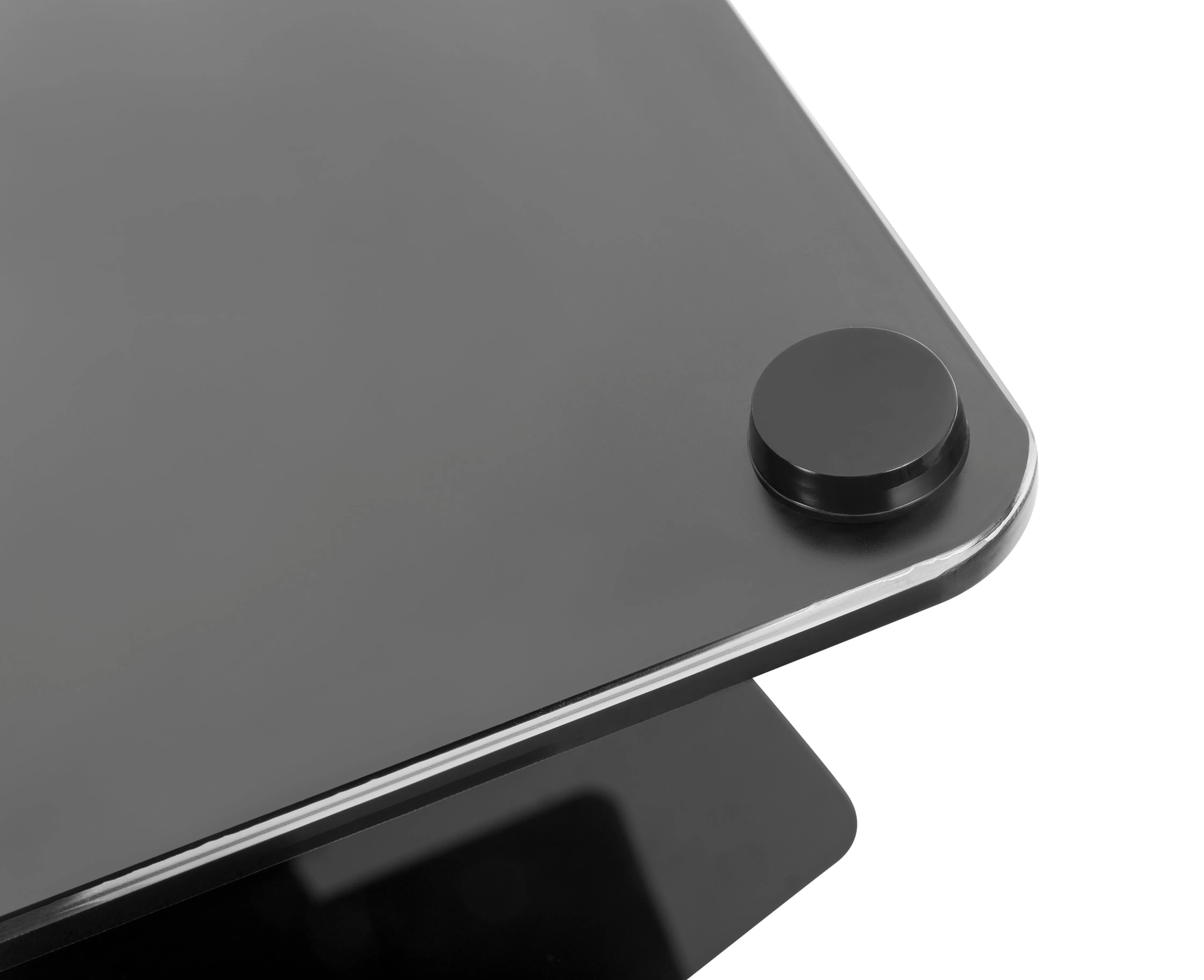 Alterzone Slim 7g TV Stand with Glass Base for 37"-70" TVs, Black