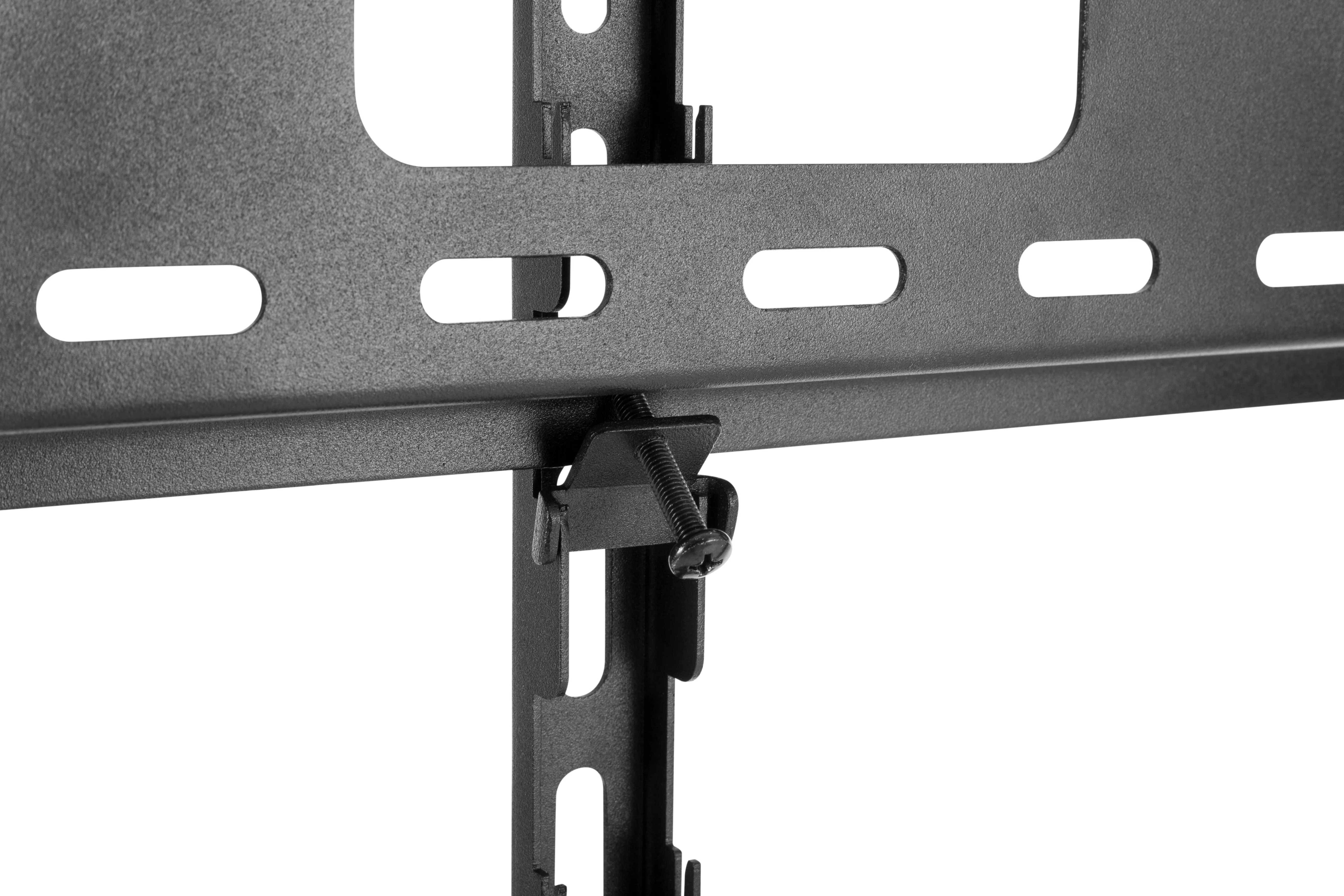Alterzone Slim 7g TV Stand with Glass Base for 37"-70" TVs, Black