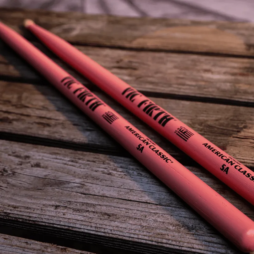 American Classic® 5A Pink Drumsticks