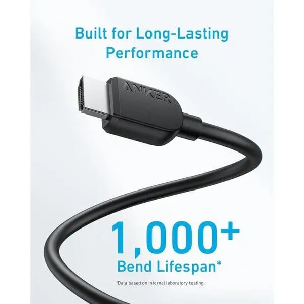 Anker HDMI 2.1 Cable (1.8m/6ft) 8K -Black