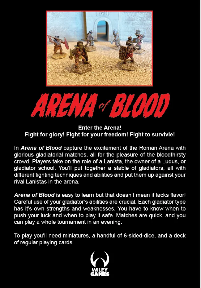 Arena of Blood - Printed