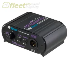 ART AVDIBOX Stereo Multi-Media Interface to Single Mic Input Direct Box