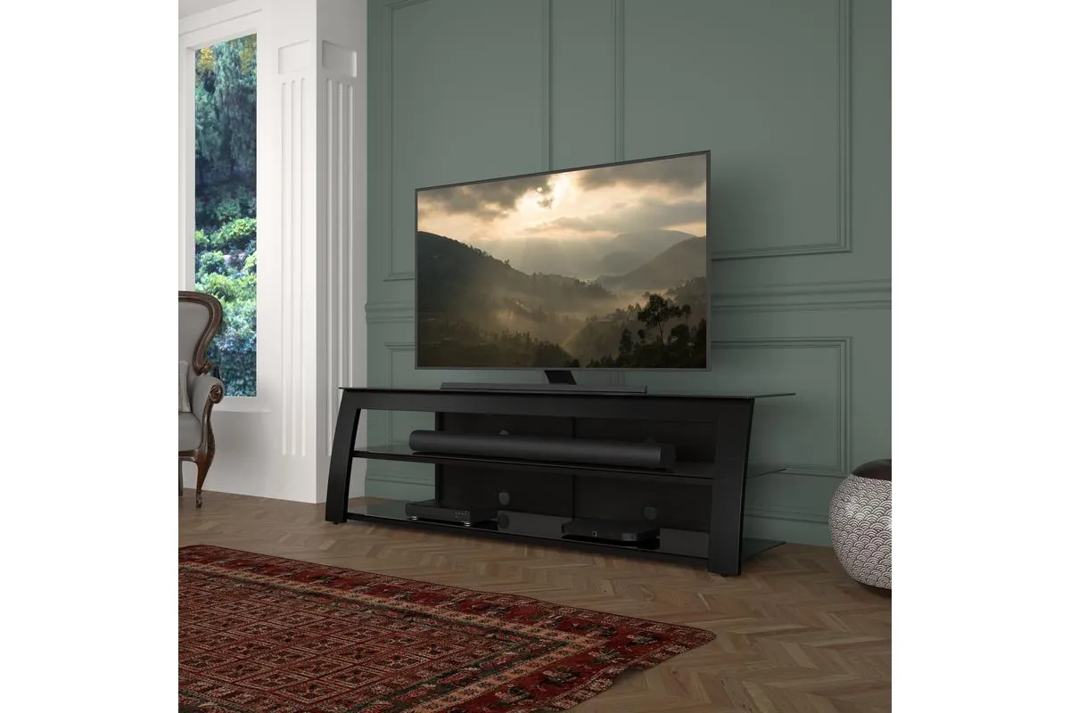 AVF Kivu 1.8m TV Stand | Black | FS1800KIVB