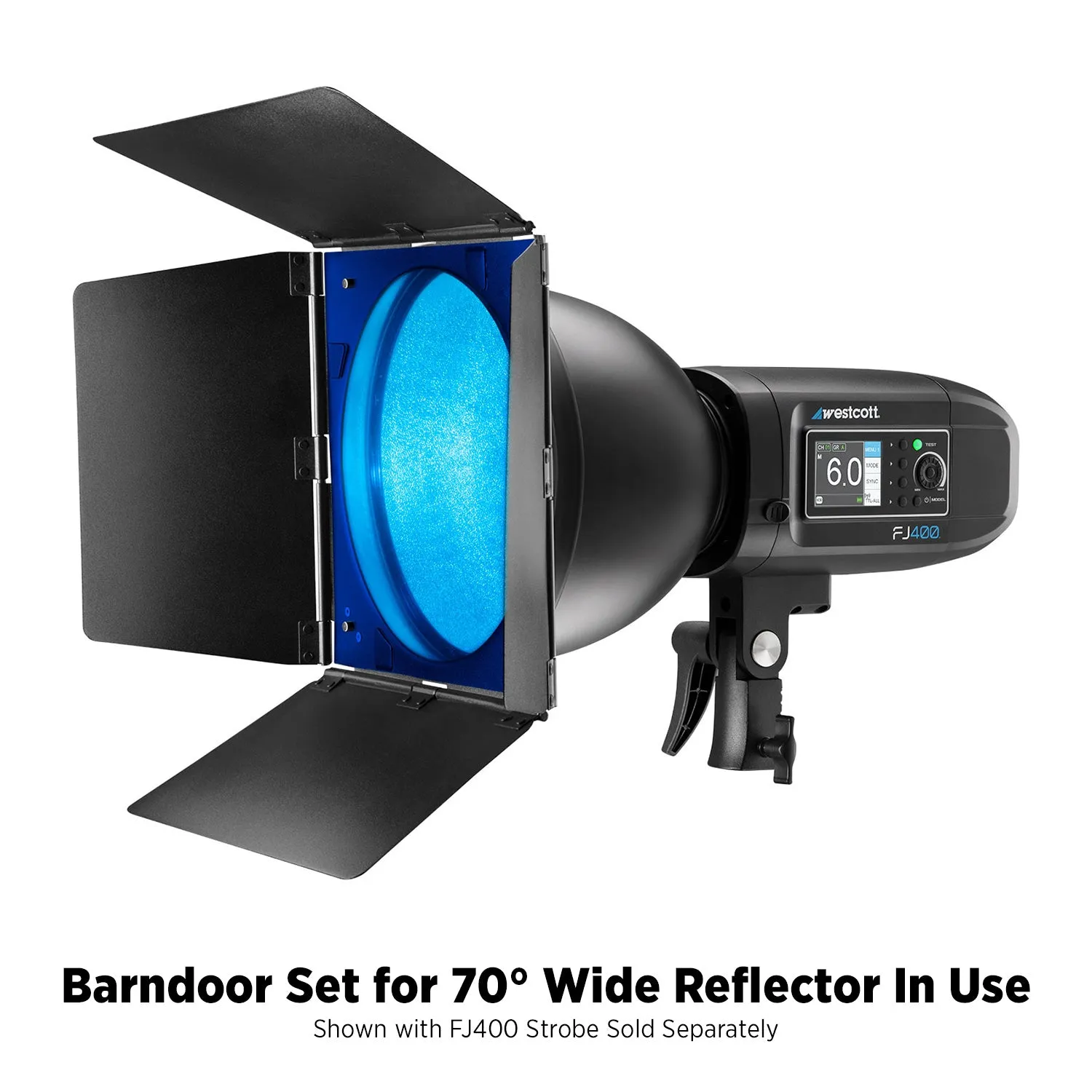 Barndoor Set for 70-Degree Wide Reflector