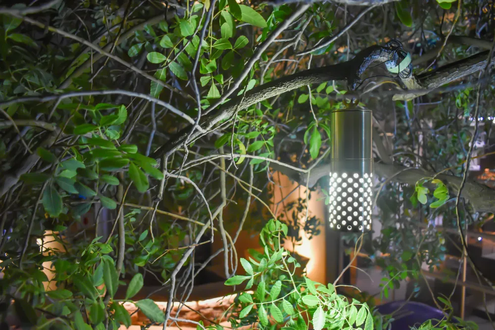 Brilliance Glacier Perforated Hanging Down Light