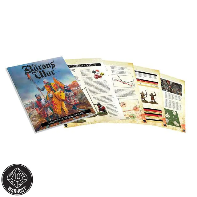 Conquest Supplement Book & The Barons' War Rulebook PDF bundle