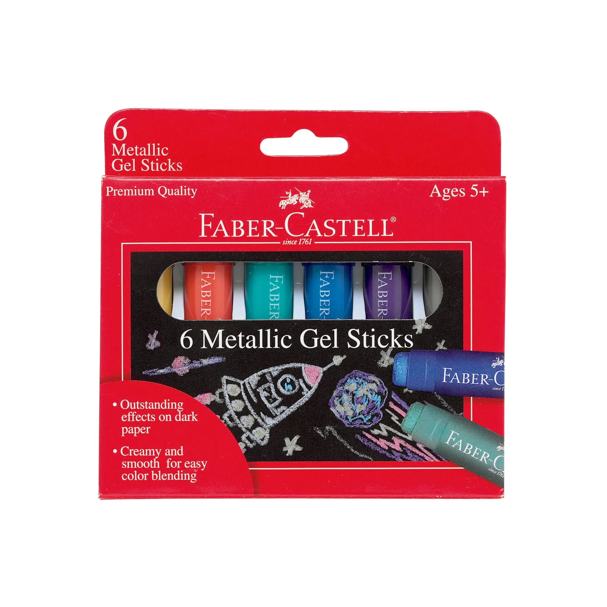 Creativity for Kids CK14542 6ct Metallic Gel Sticks
