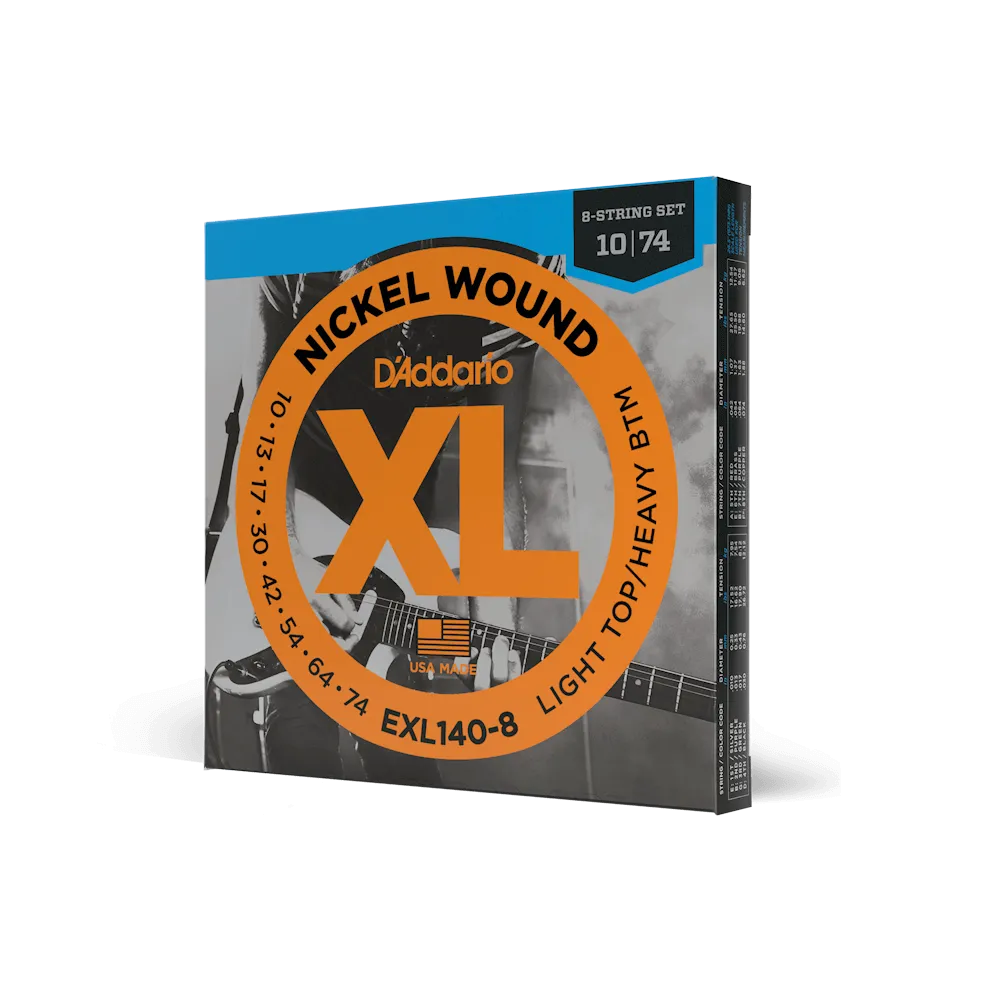 D'Addario EXL Nickel Wound Electric Guitar Strings | Select Gauge