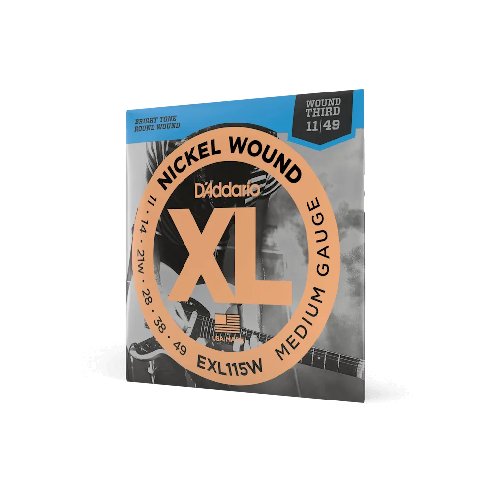 D'Addario EXL Nickel Wound Electric Guitar Strings | Select Gauge