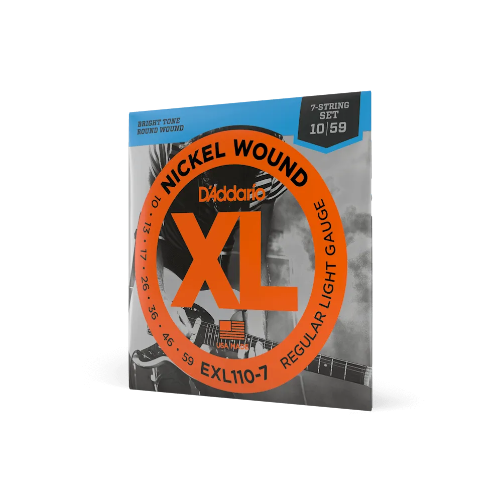 D'Addario EXL Nickel Wound Electric Guitar Strings | Select Gauge