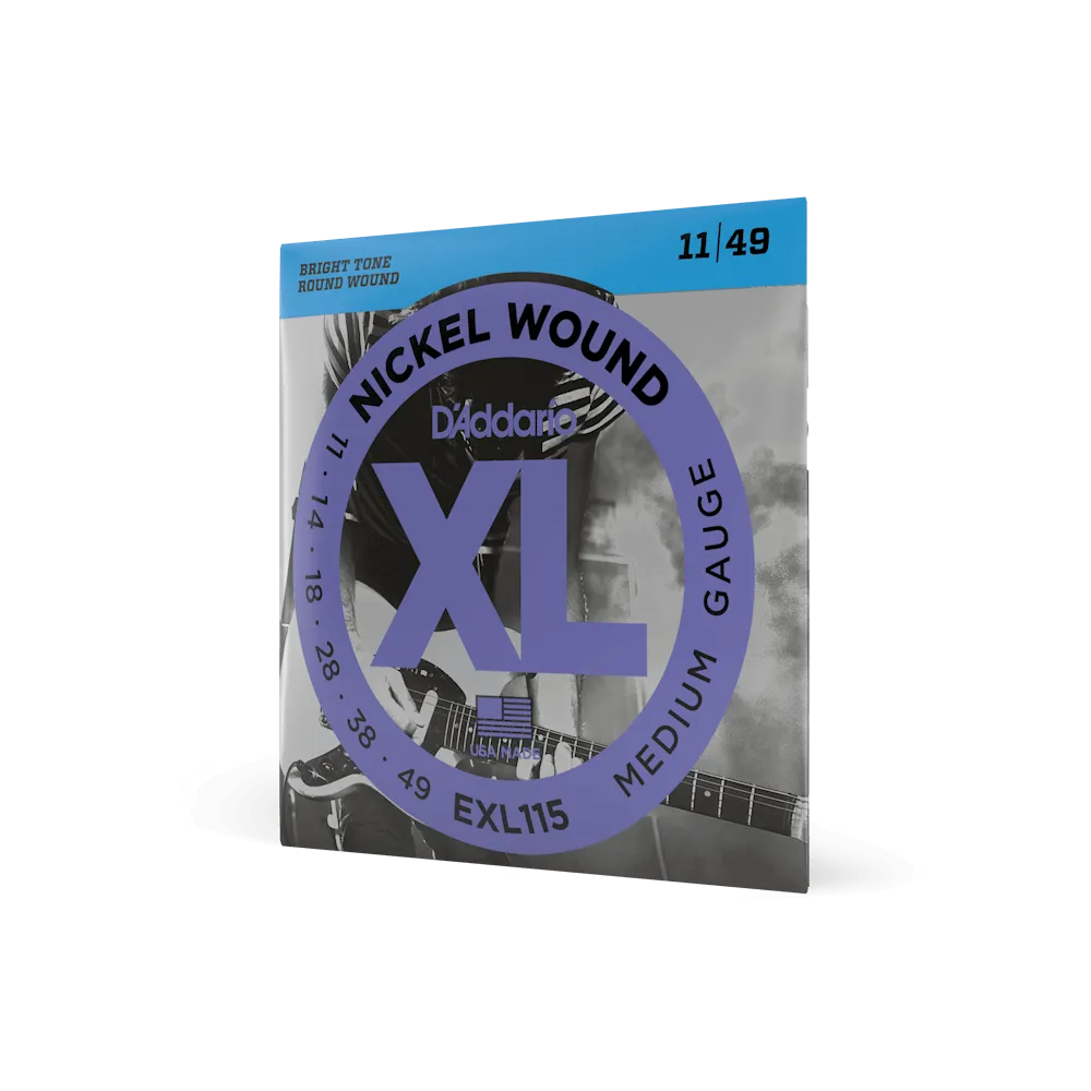 D'Addario EXL Nickel Wound Electric Guitar Strings | Select Gauge