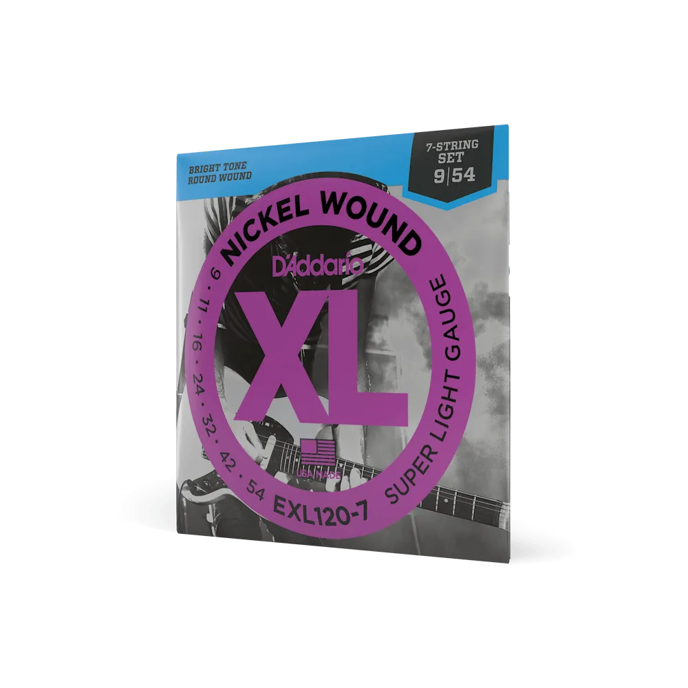 D'Addario EXL Nickel Wound Electric Guitar Strings | Select Gauge