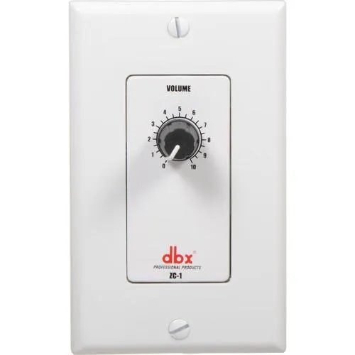 DBX ZC1 Wall-Mounted Zone Controller w/ Volume Control