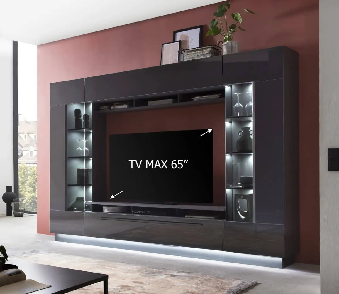 Denira Entertainment Unit For TVs Up To 65"