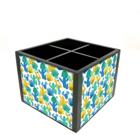 Desk Organizer For Stationery -  Cool Cactus Design