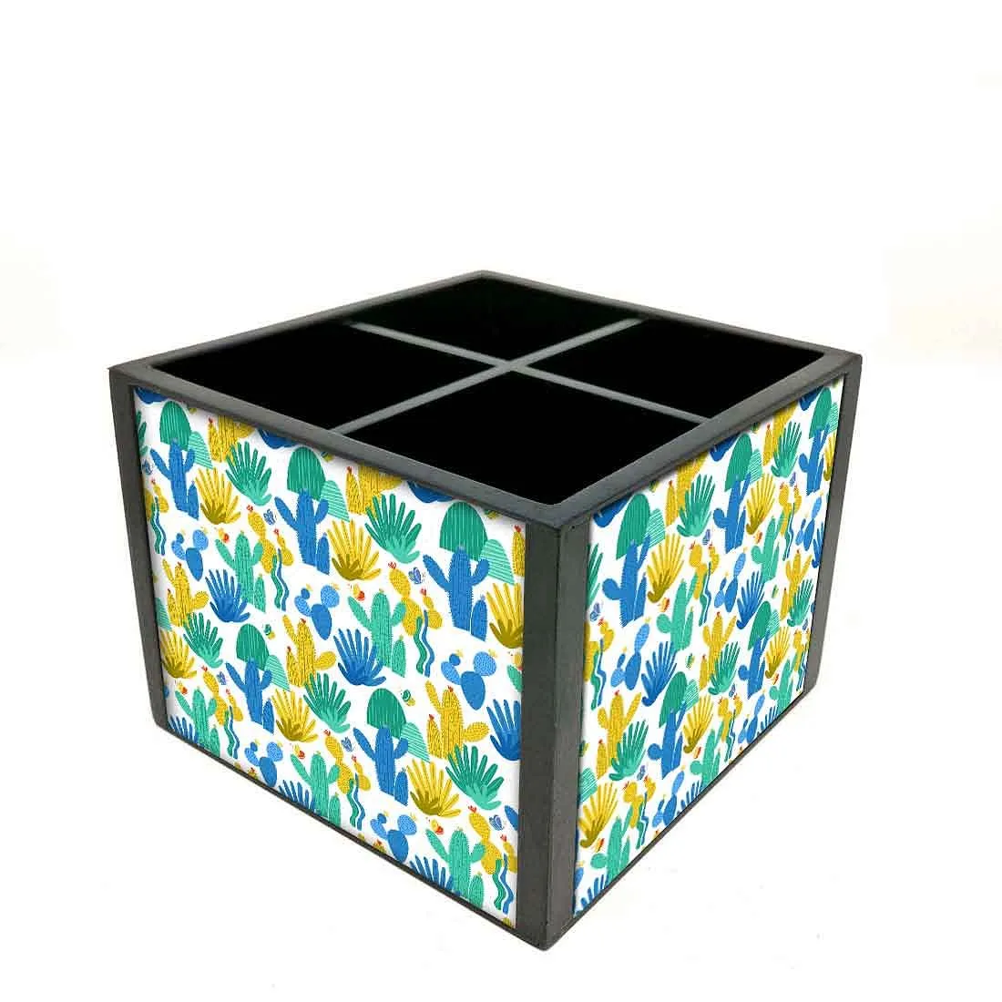 Desk Organizer For Stationery -  Cool Cactus Design