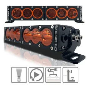 Extreme LED - 12" X6 Amber 60W Spot Beam LED Light Bar