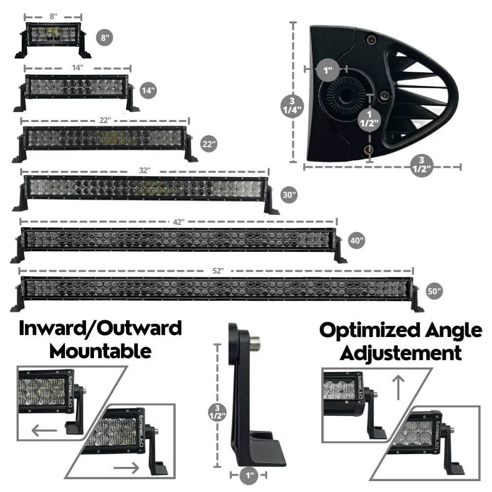 Extreme LED - 40" Extreme Series Dual Row 400W Combo Beam LED Light Bar