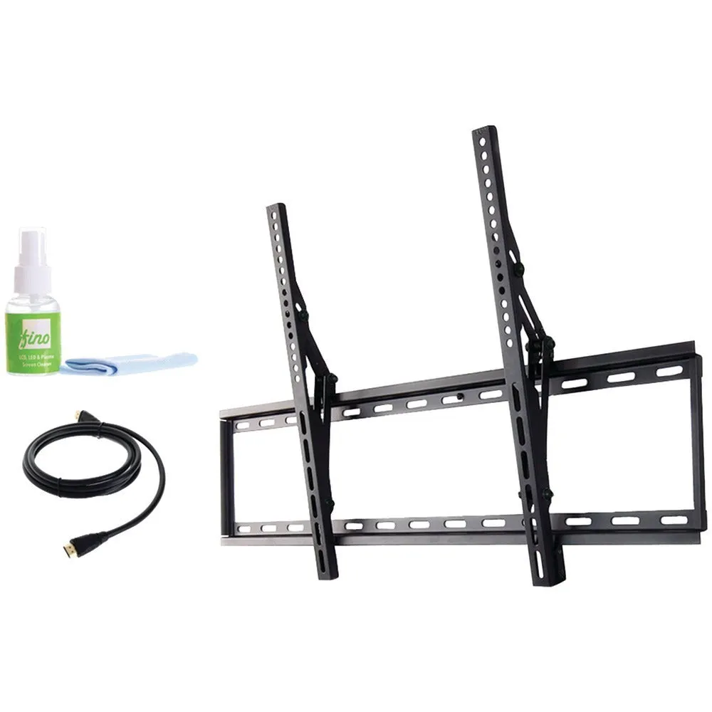 Fino FT84k2 42-80 Extra Large Tilt Mount with HDMI(R) Cable & Screen Cleaner