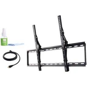 Fino FT84k2 42-80 Extra Large Tilt Mount with HDMI(R) Cable & Screen Cleaner