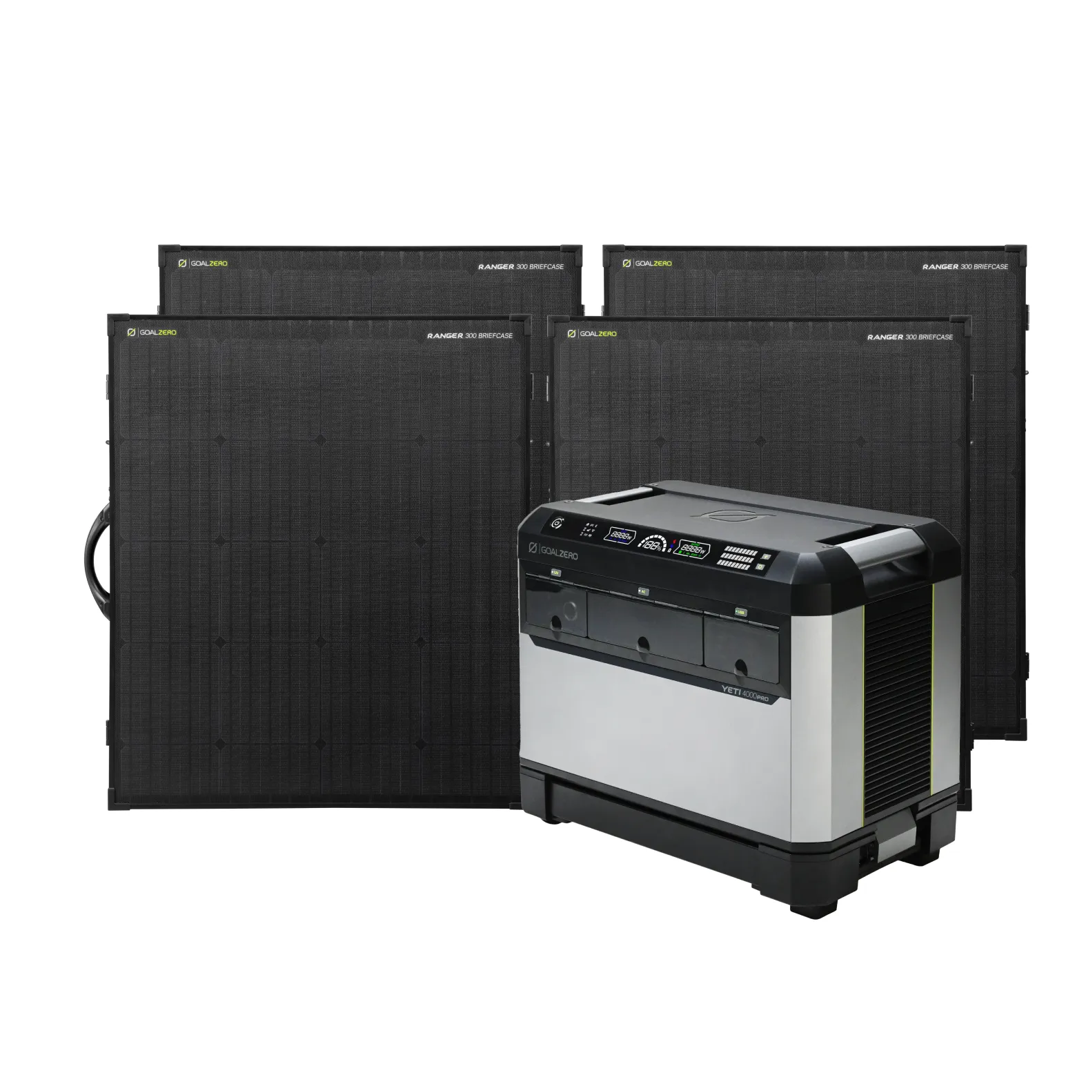 Goal Zero Yeti PRO 4000   (4) Ranger 300 BC Solar Generator
