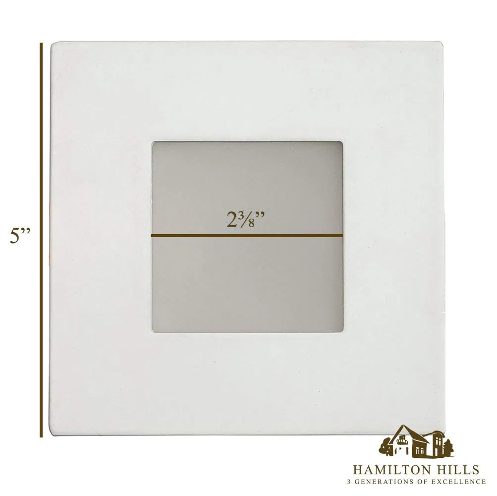 Hamilton Hills Square Modern Flush Mount Recessed LED Light | Thin Ceiling Cans Lighting