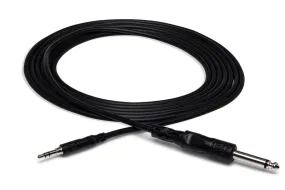 Hosa 3.5mm stereo-1/4 mono cable