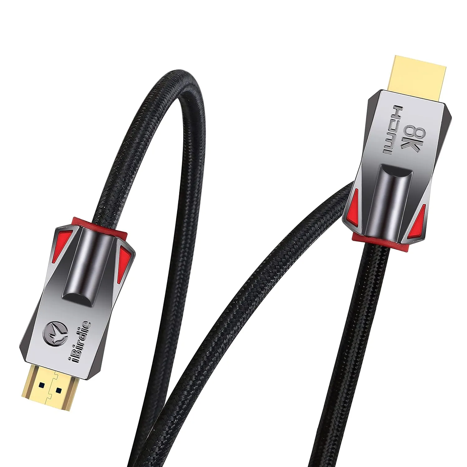 iBirdie 8K Fiber Optic HDMI 2.1 Cable Male to Male (50 Ft)