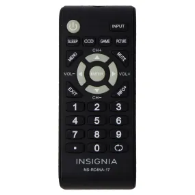 Insignia Remote (NS-RC4NA-17) for Select Insignia TVs - Black