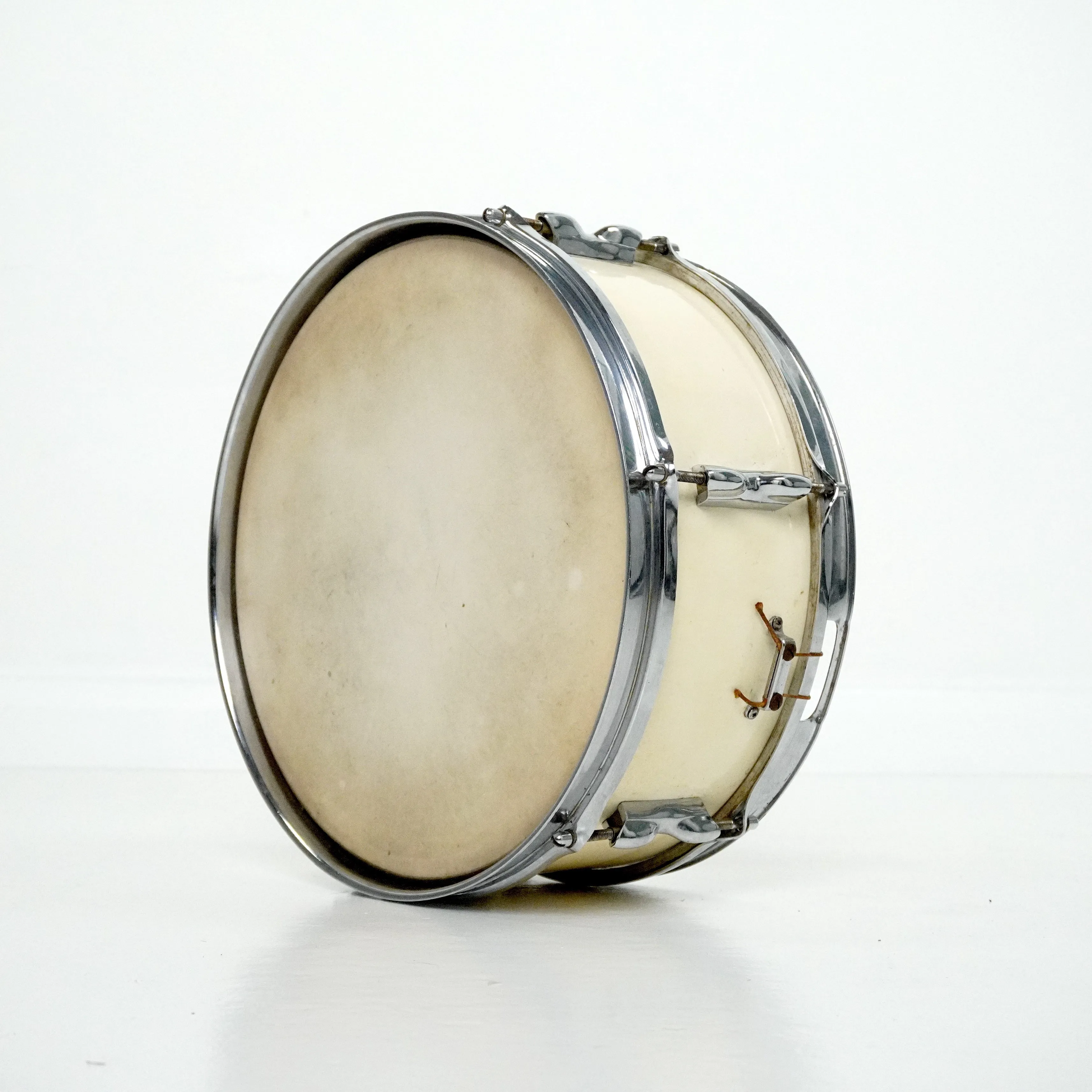 John & Sons 14” x 5” Broadway Snare Drum in White