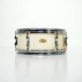 John & Sons 14” x 5” Broadway Snare Drum in White