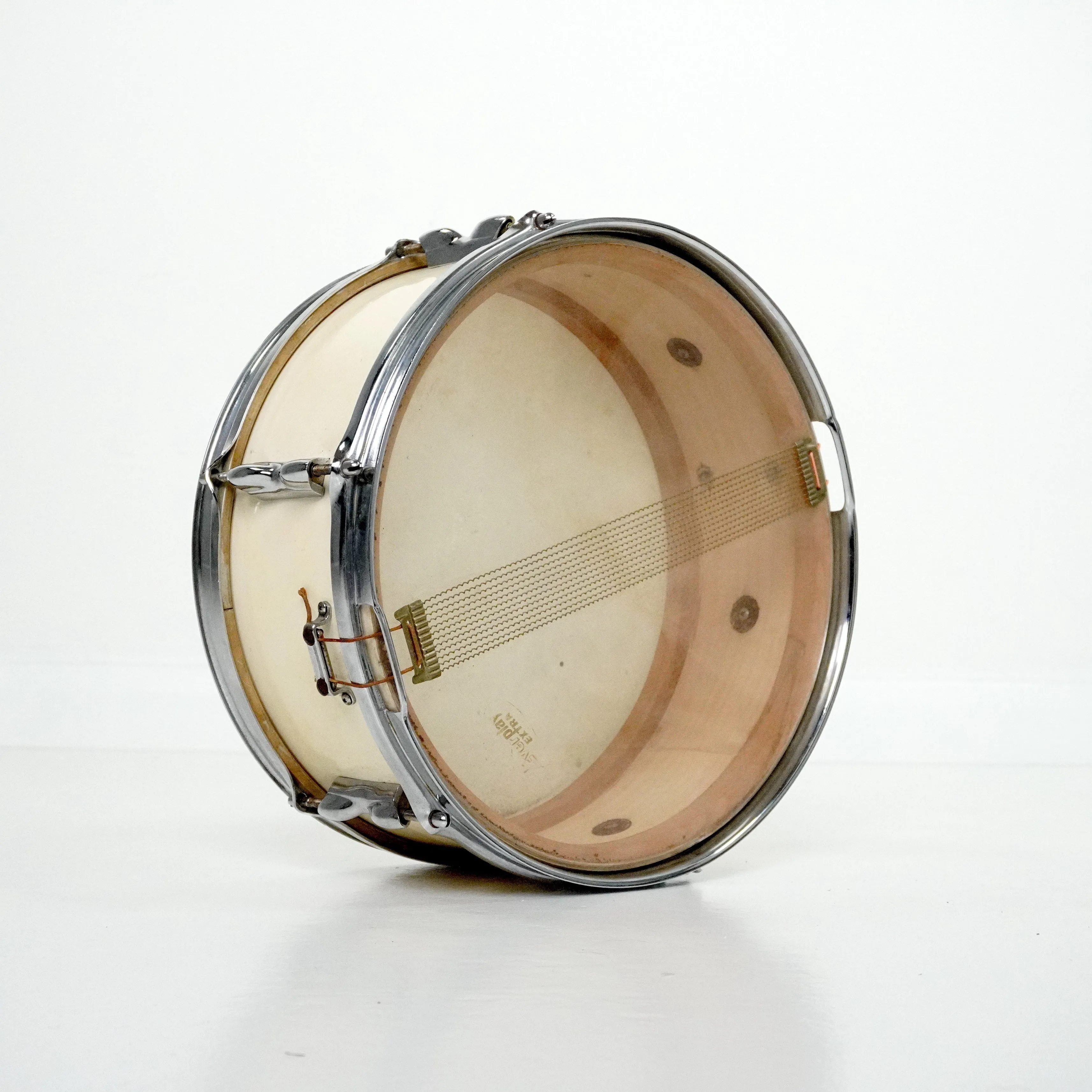 John & Sons 14” x 5” Broadway Snare Drum in White