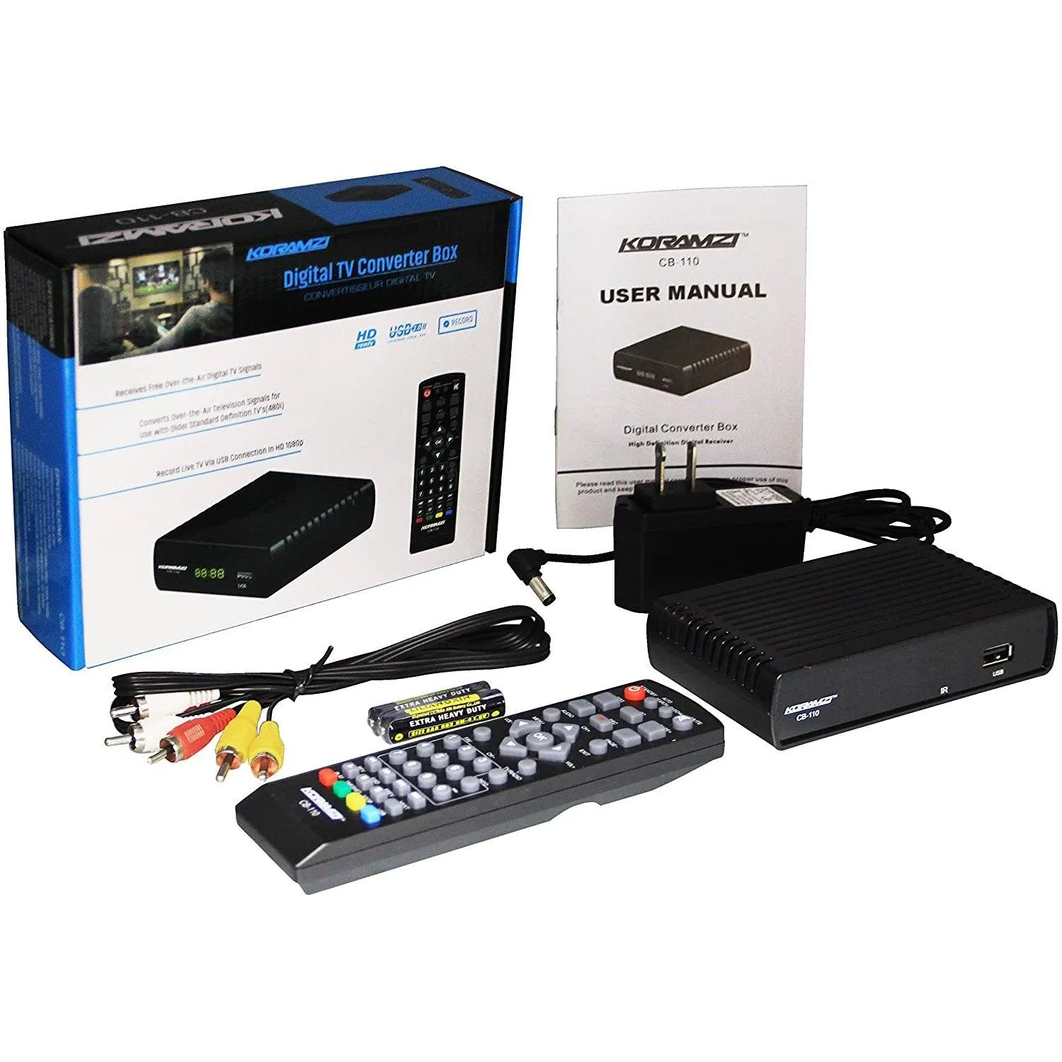 Koramzi Digital TV Converter Full HD (Refurbished)