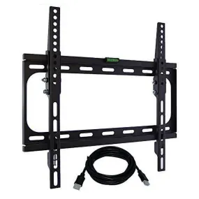 Koramzi Tilt TV Wall Mount Bracket for 26-55" TV with 6 Ft. HDMI Cable