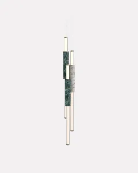 Light Three Pipe Green Pendant