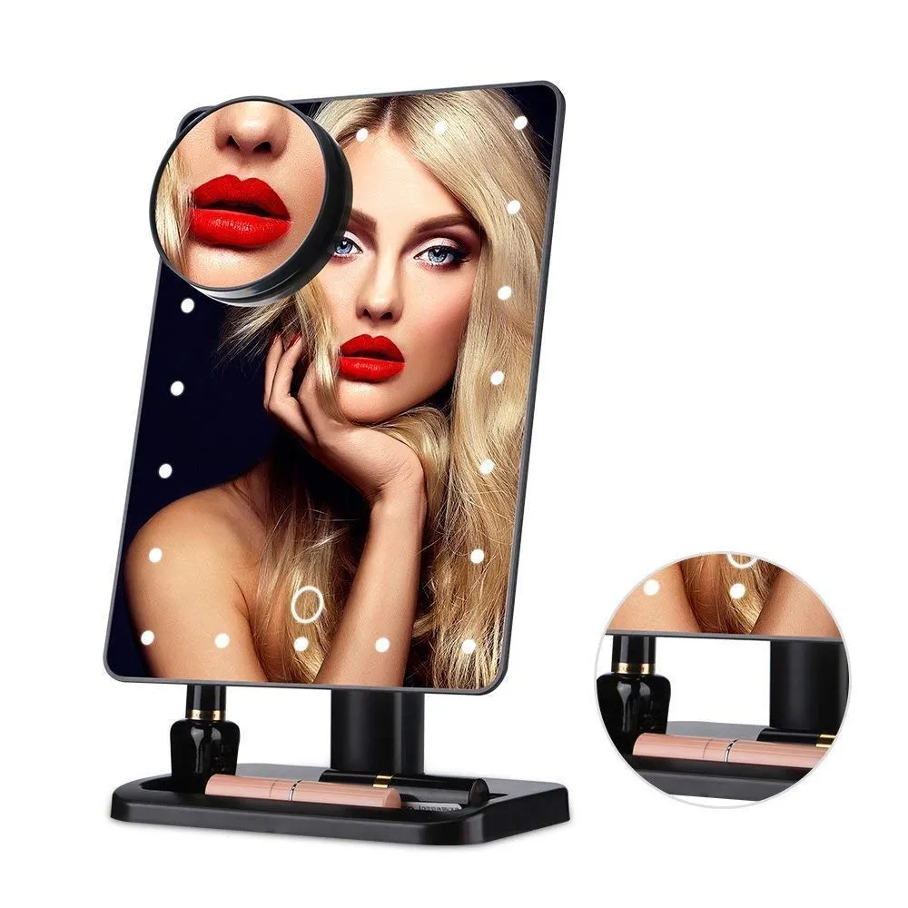 Marji&Anuvrutti Abs Makeup Mirror (Multicolour)