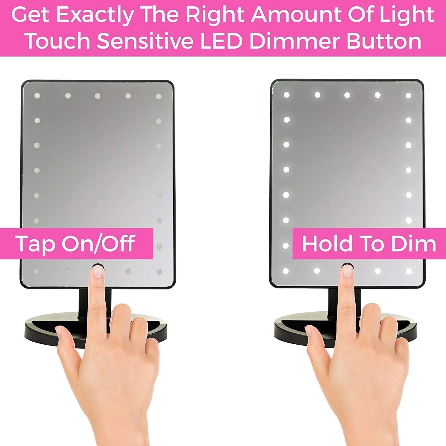 Marji&Anuvrutti Abs Makeup Mirror (Multicolour)